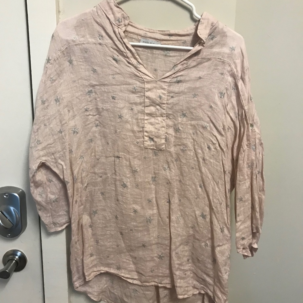 Gus Mayer linen stars top